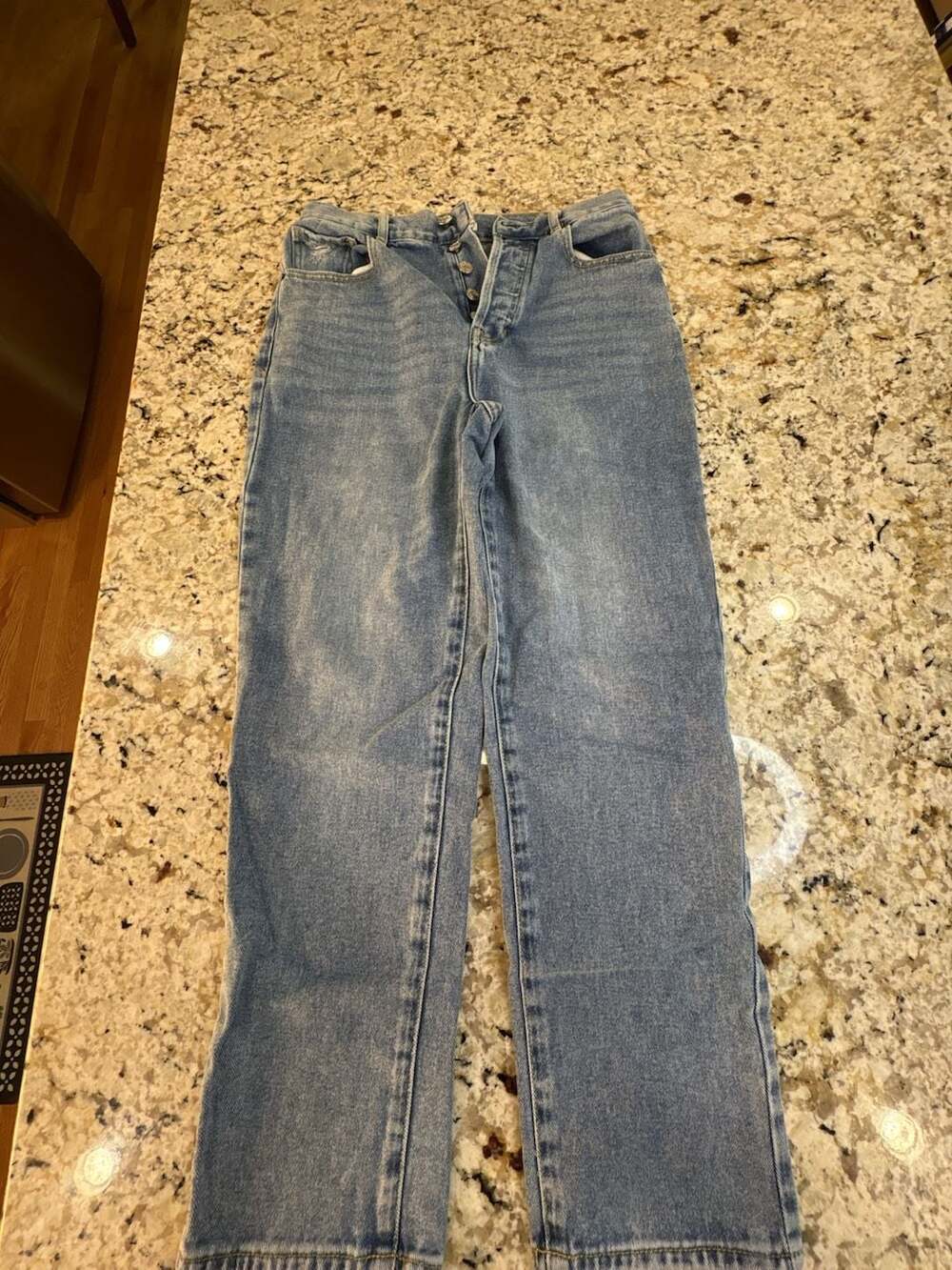 PacSun High Rise Straight Jeans Size 26 Blue Denim